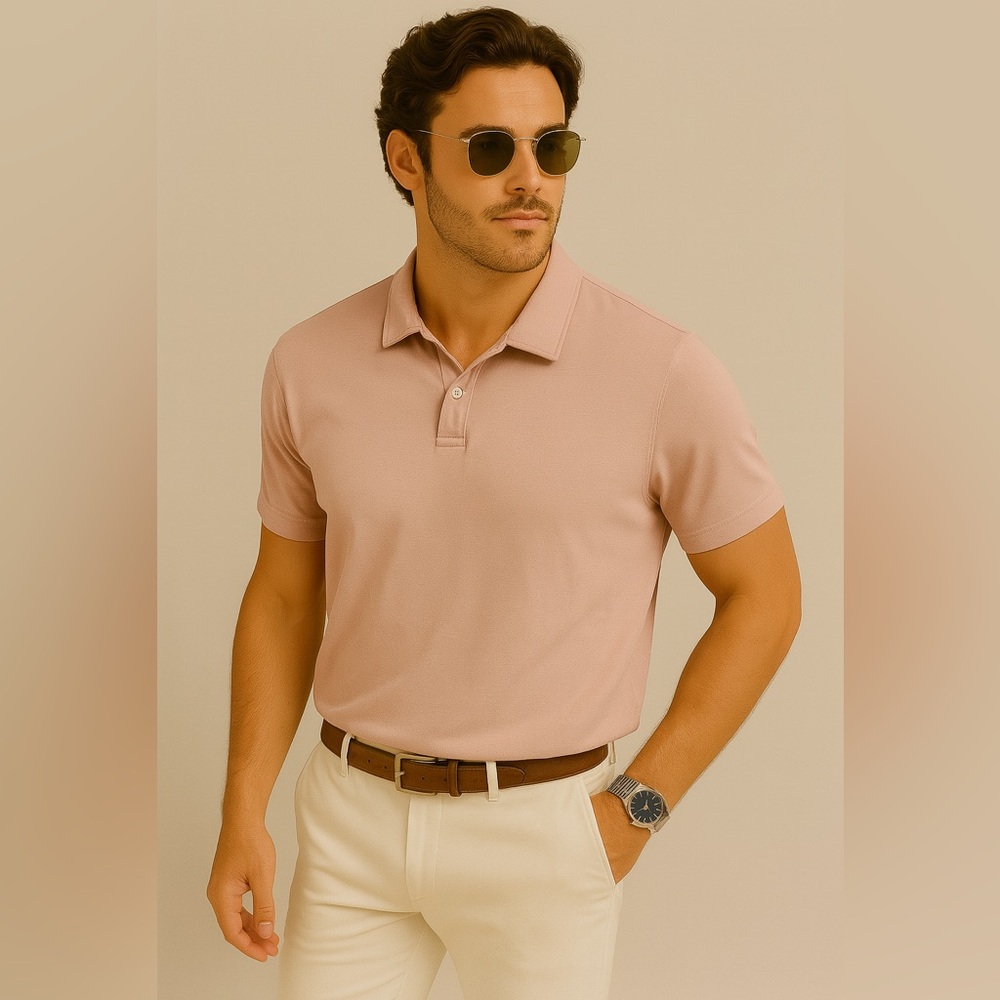 14th & Union Soft Pink Polo Shirt